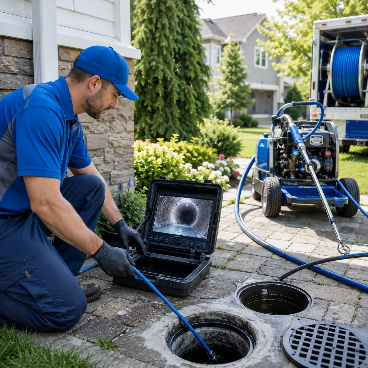 Outdoor drain cleaning professionals serving Odessa, MO